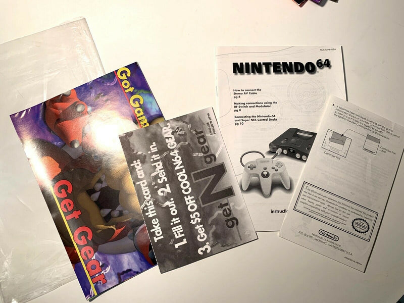 Nintendo store 64 Manuals