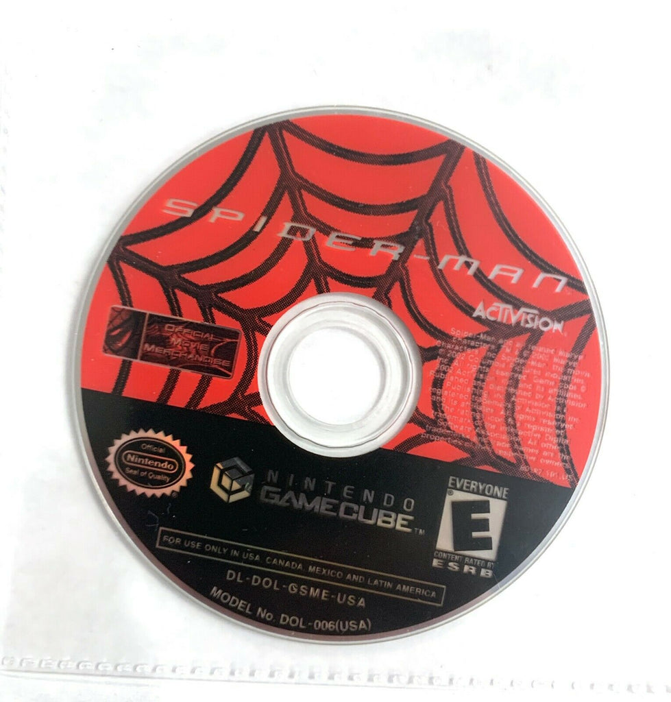 Spider-Man NINTENDO GAMECUBE Game Disc Only! Tested + Working!