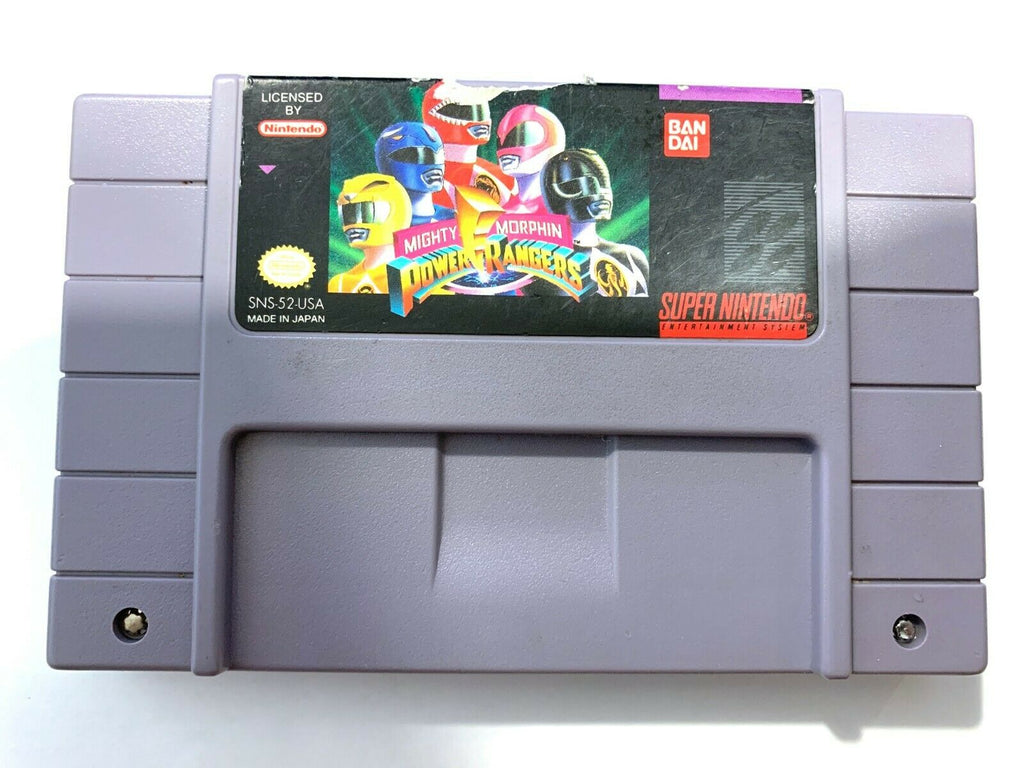 Mighty Morphin Power Rangers (Authentic) (Super Nintendo, SNES) Tested & Working