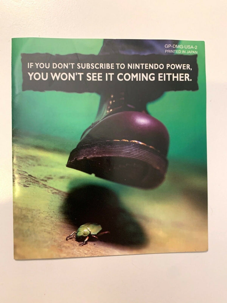 Nintendo Power You Wont See It COming Subscription GP-SNS-USA-2 INSERT ONLY