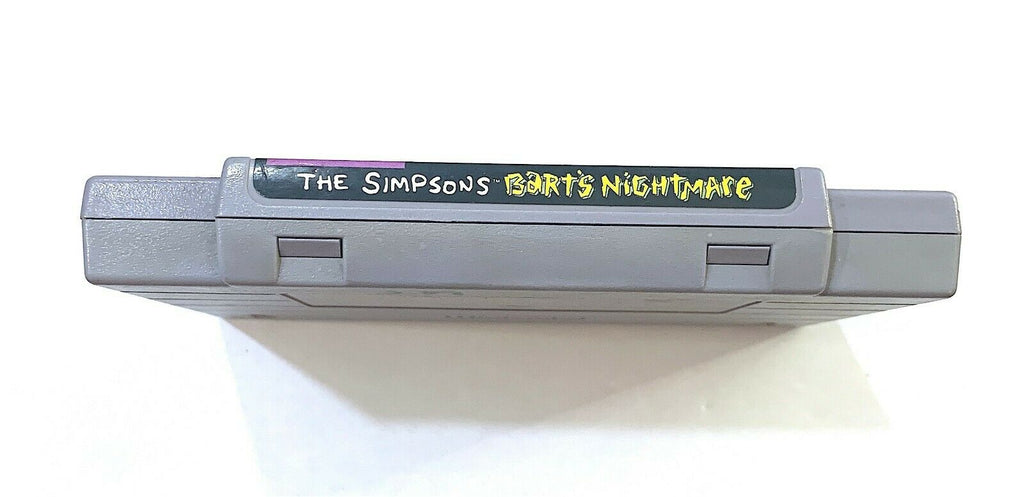 The Simpsons: Bart's Nightmare SUPER NINTENDO SNES Game - Tested - Working