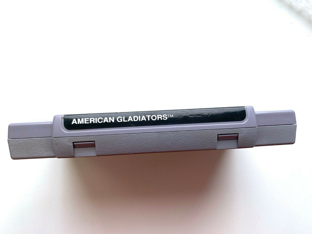 American Gladiators SNES Super Nintendo Game - Tested - Working - Authentic!