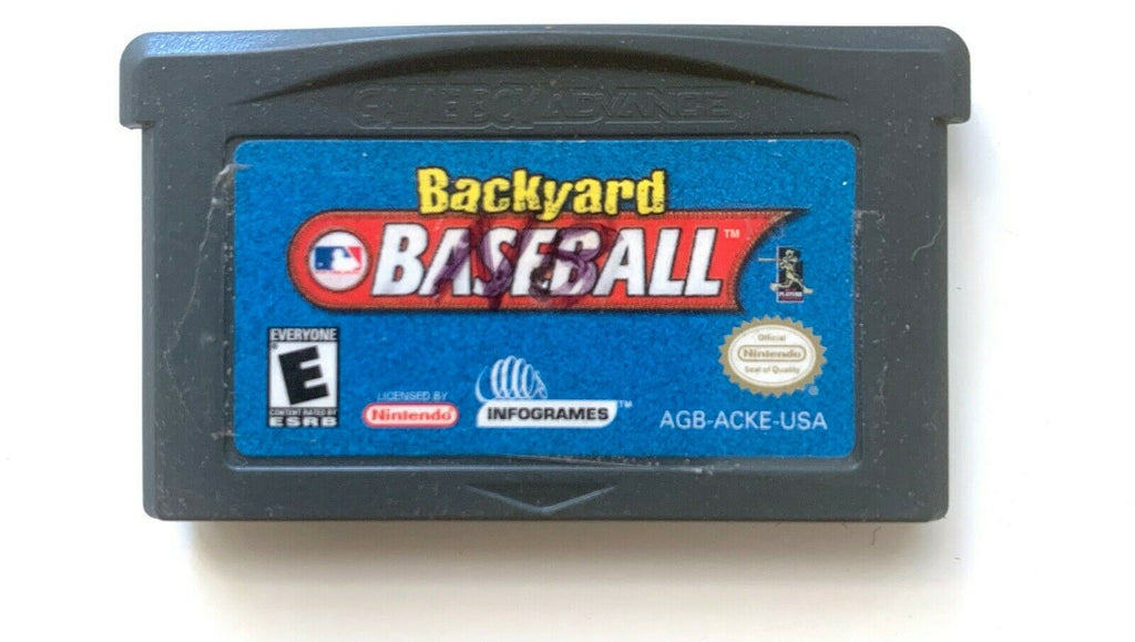 Backyard Baseball (Nintendo Gameboy Advance GBA) Cart Only GREAT Shape