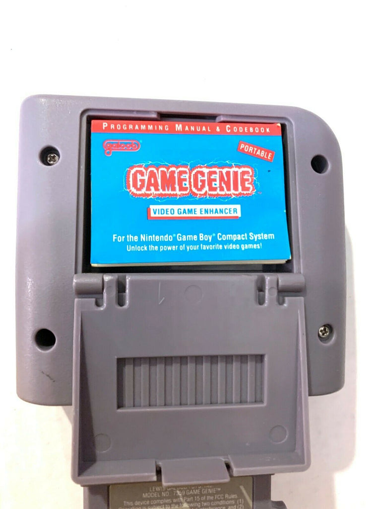 Nintendo Gameboy Galoob Game Genie w/ Book Tested Working in Very Good Condition