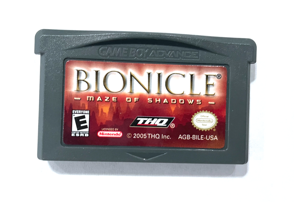 Bionicle Maze Of Shadows Nintendo Gameboy Advance Authentic GBA Cleaned & TESTED