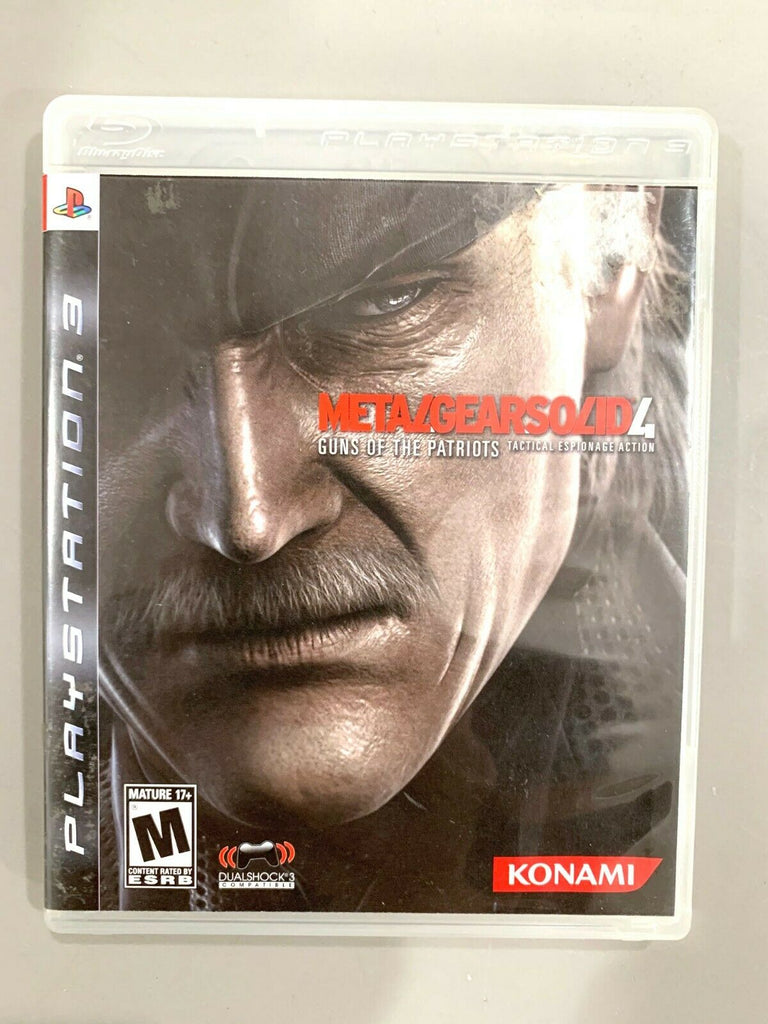 Metal Gear Solid 4: Guns of the Patriots Sony PlayStation 3 PS3 Complete CIB