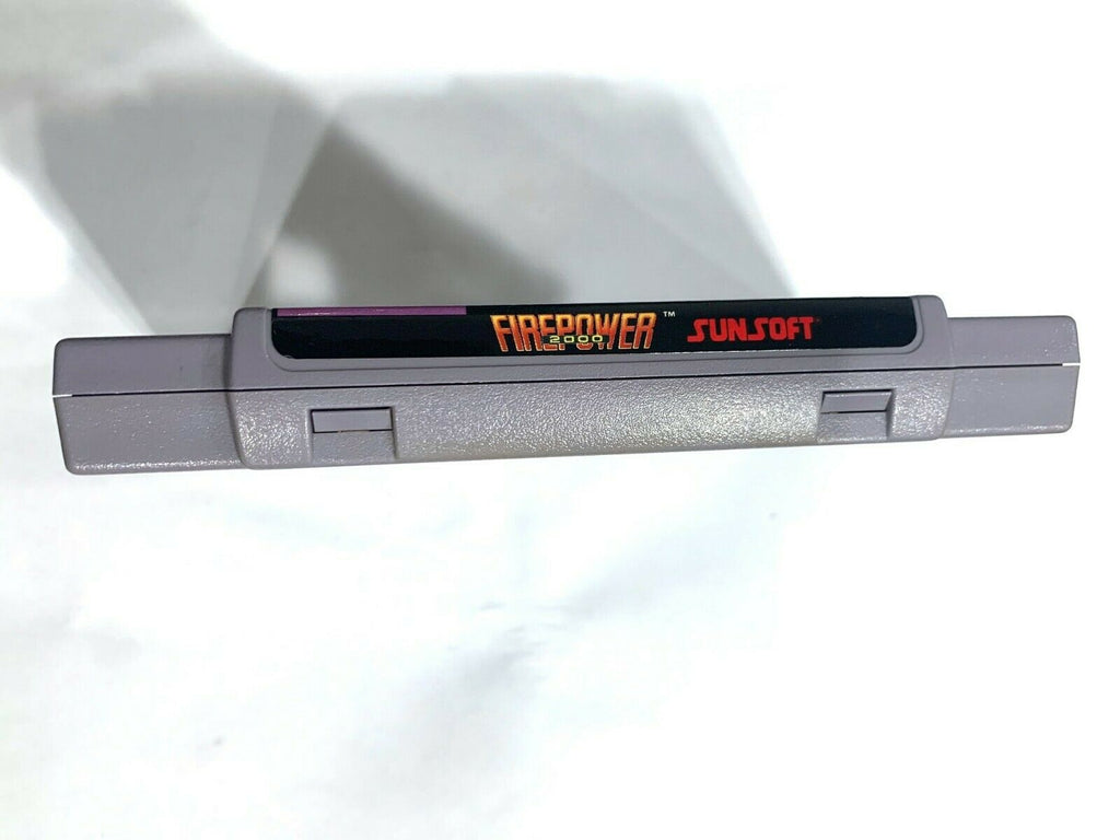 Firepower 2000 RARE SUPER NINTENDO SNES GAME Tested + WORKING & Authentic!