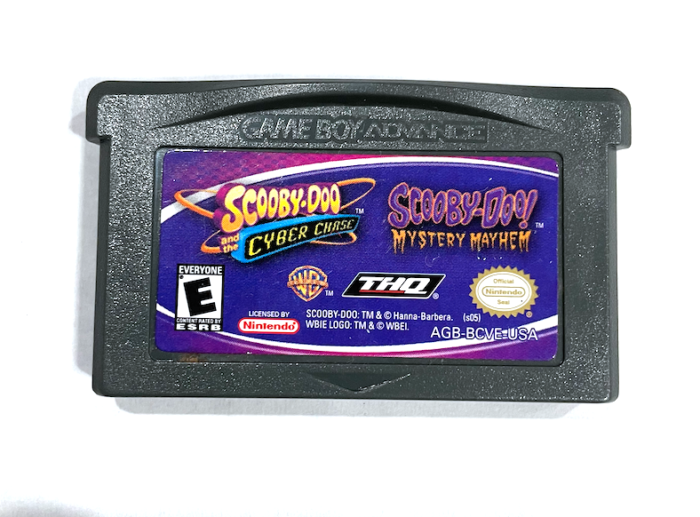 Scooby Doo Cyber Chase And Mystery Mayhem NINTENDO GAMEBOY ADVANCE GBA Tested!