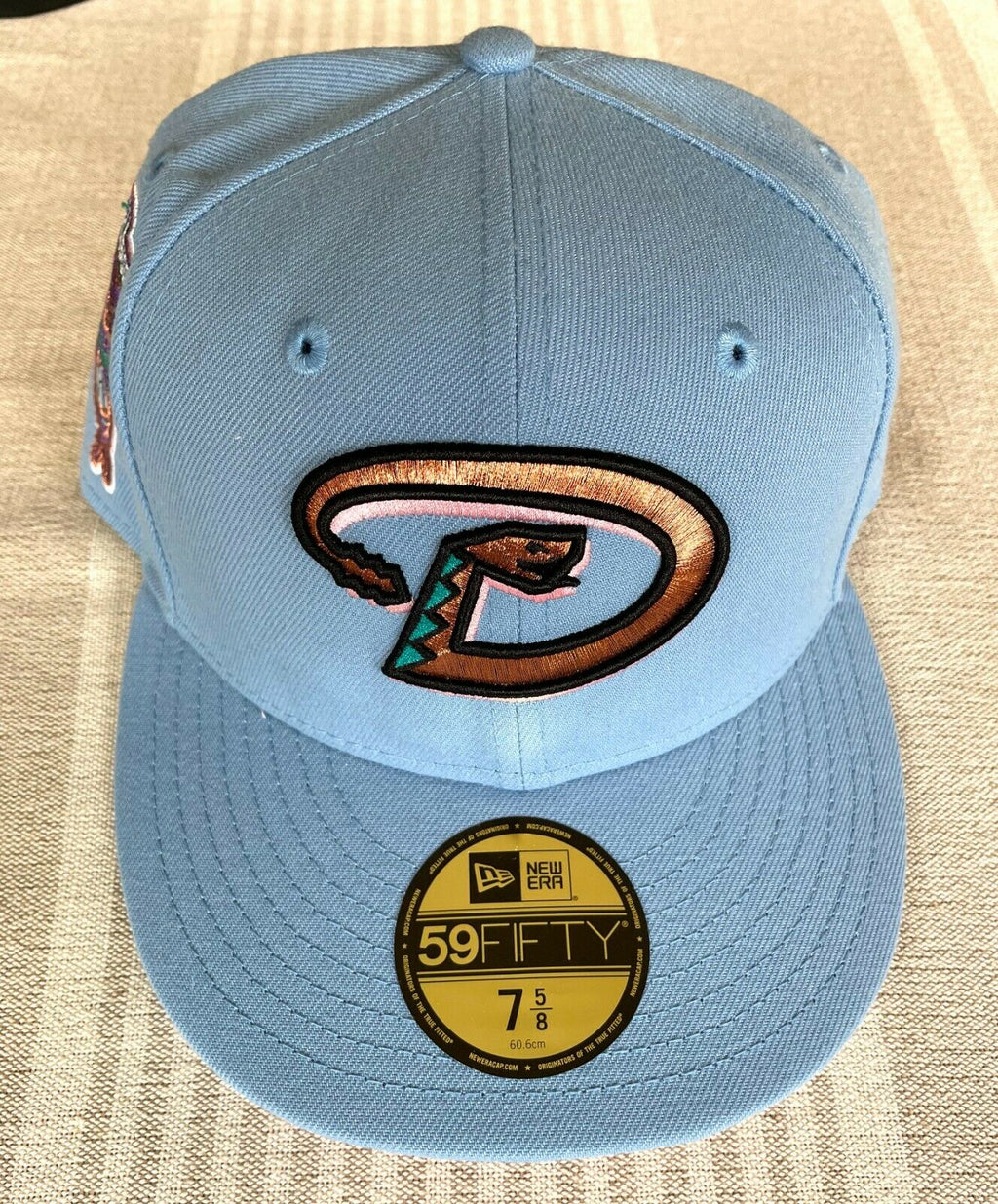 Hat Club, Accessories, Hat Club Exclusive Cool Fashion Arizona  Diamondbacks Hat Size 7 8 Patch A