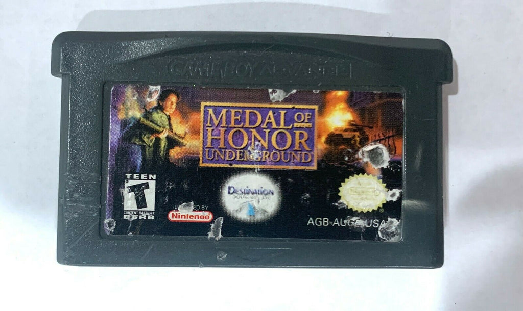 Medal of Honor: Underground (Nintendo Game Boy Advance, 2002) Tested + Working!