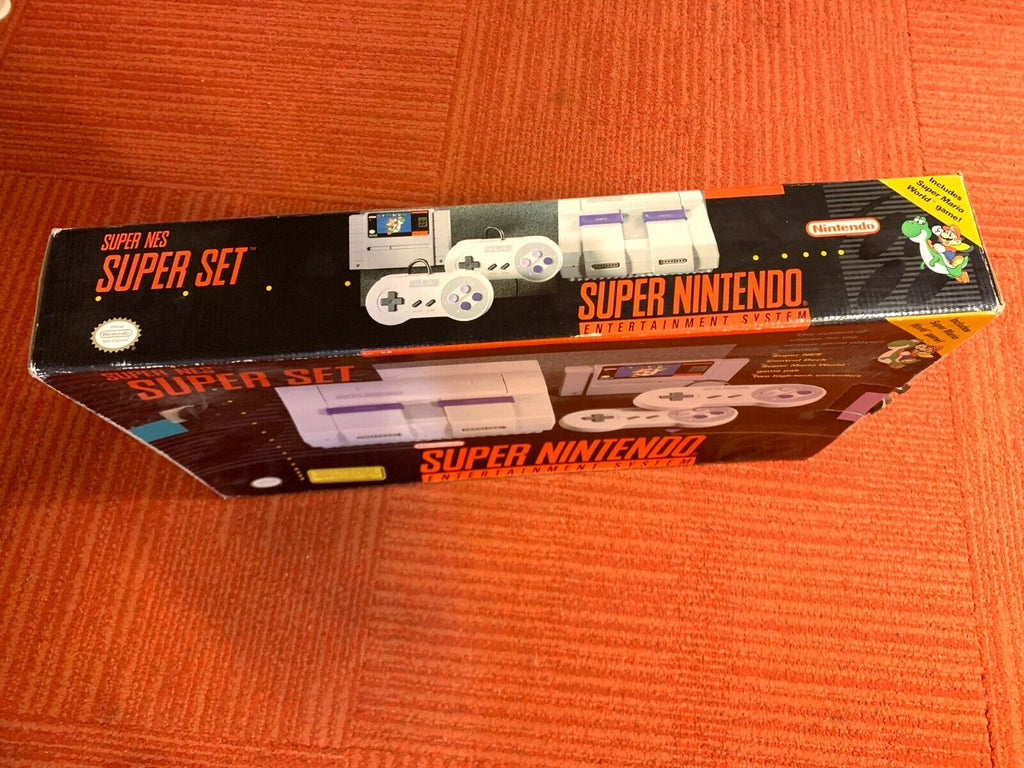 Super Nintendo SNES Super Set Console Original Box & Styrofoam Insert
