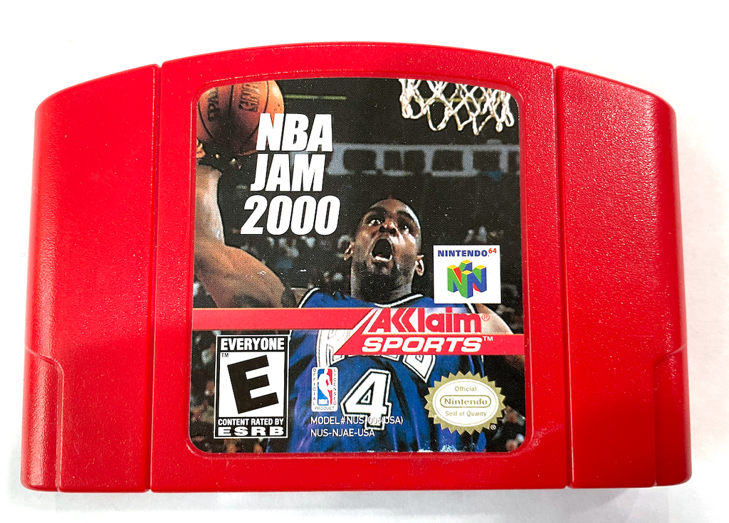 NBA Jam 2000 Nintendo 64 N64 Game Tested ++ WORKING & AUTHENTIC!