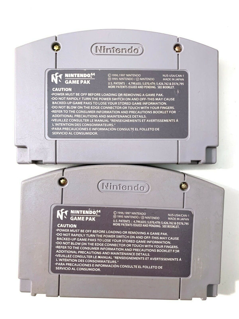 2x Nintendo N64 Games - 007 Goldeneye & Mario Kart 64 Tested + Authentic!