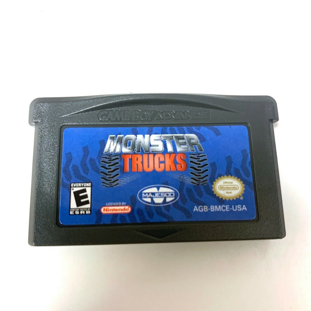 MONSTER TRUCKS NINTENDO GAMEBOY ADVANCE SP GBA Game Tested + Working!