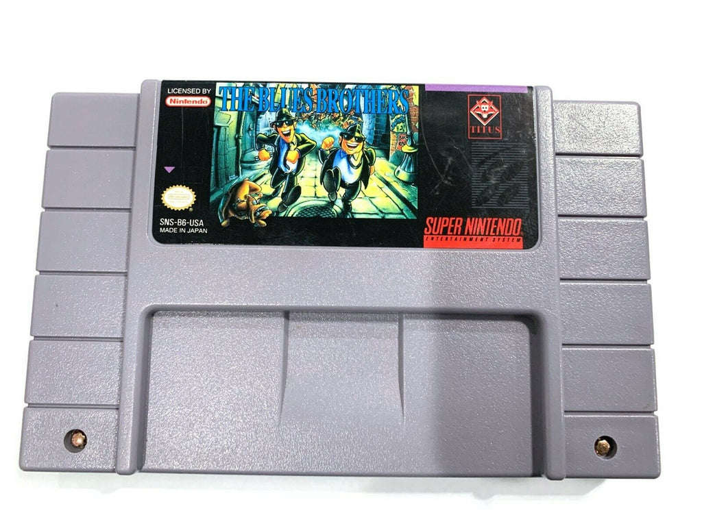 AUTHENTIC! The Blues Brothers Super Nintendo SNES Game Tested + Working!