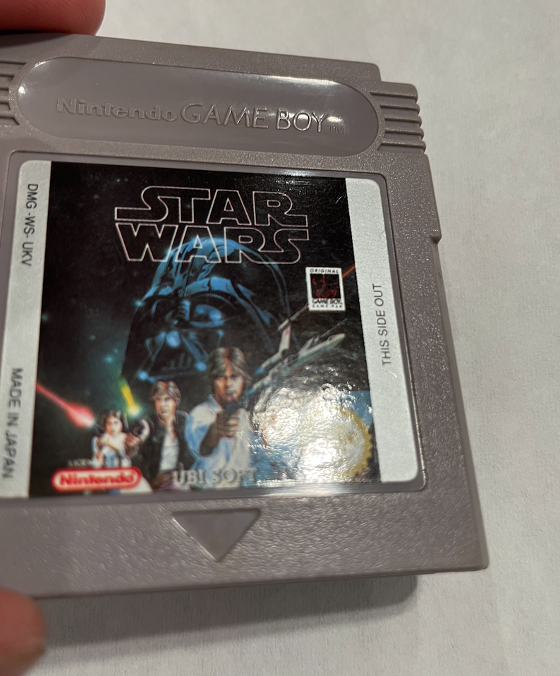 RARE! Star Wars ORIGINAL UBI SOFT Nintendo Gameboy Game AUTHENTIC DMG-WS-UKV