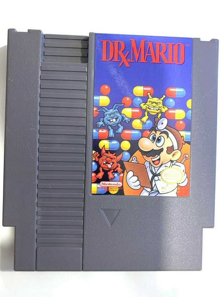 Dr. Mario ORIGINAL Nintendo NES Game Tested + Working & Authentic!