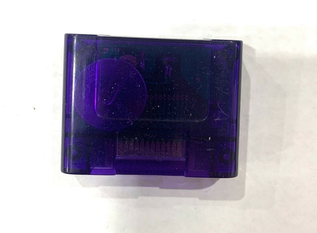 256KB Naki Purple NINTENDO 64 N64 Controller Memory Pak - Save Games!