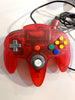 Lot of 2 Nintendo 64 N64 Controllers Grey & Red Tested + Working!