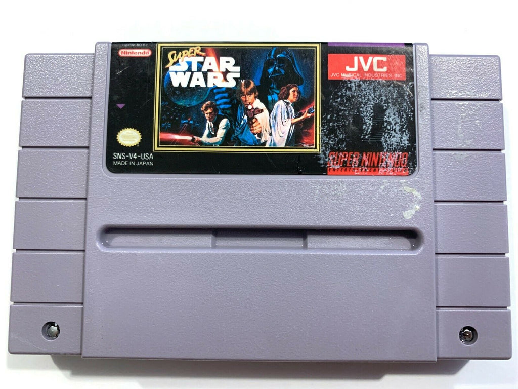 Super Star Wars SUPER NINTENDO SNES Game Cartridge - Tested & Working! AUTHENTIC