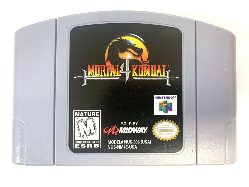 Mortal Kombat 4 NINTENDO 64 N64 Game