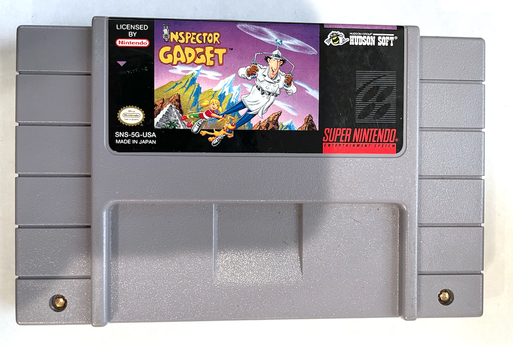Inspector Gadget Super Nintendo SNES Game Tested + Working & AUTHENTIC!