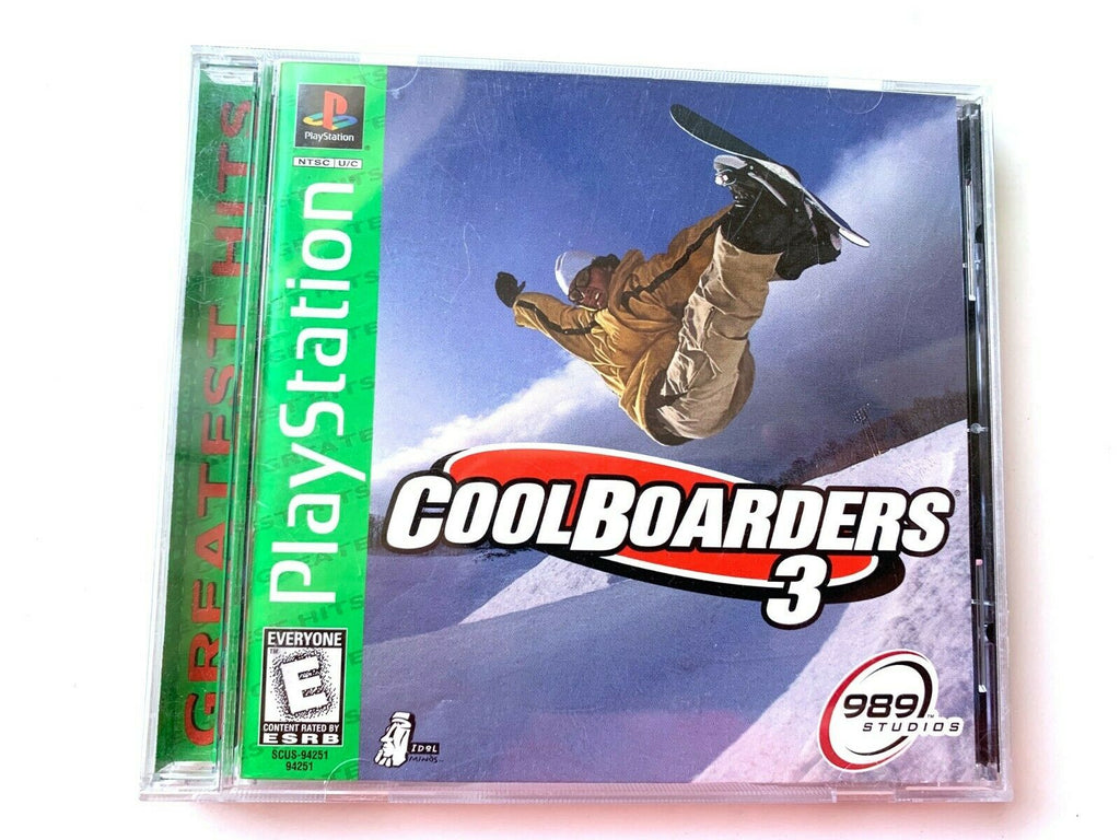 Cool Boarders 3 Sony Playstation 1 PS1 Game Complete Tested Working!