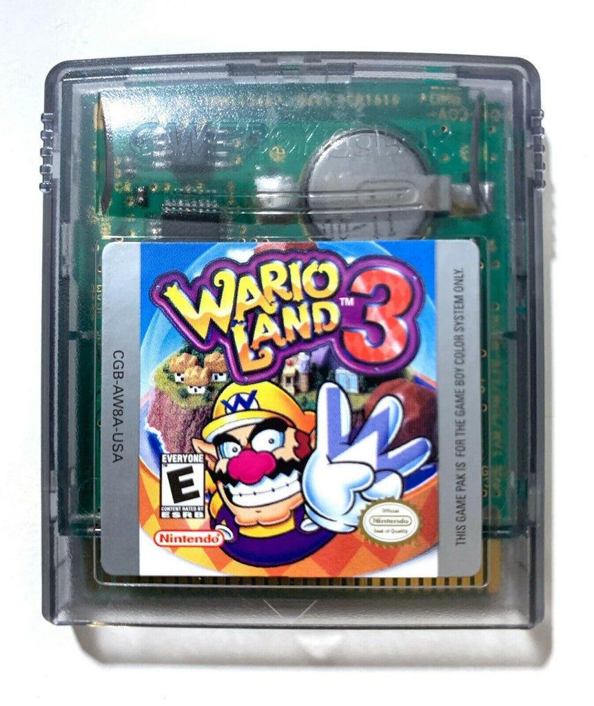 Wario Land 3 III - GameBoy Color Game - Tested & Working! Authentic!