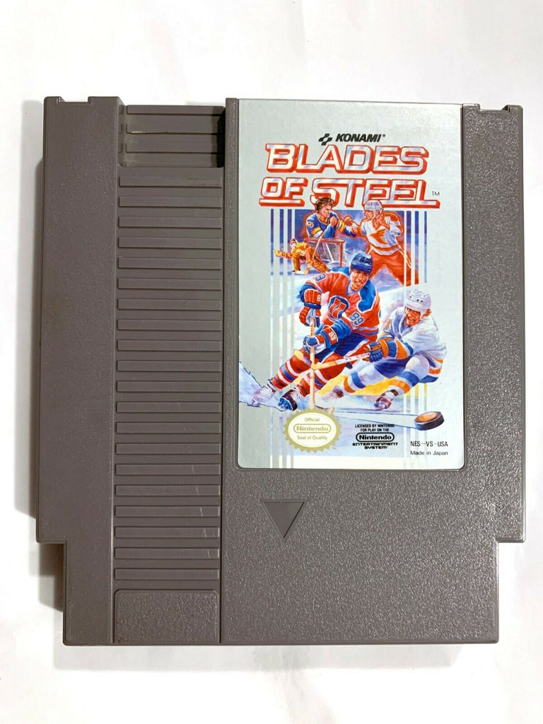 BLADES OF STEEL Original Nintendo NES Game Tested + Working & Authentic!