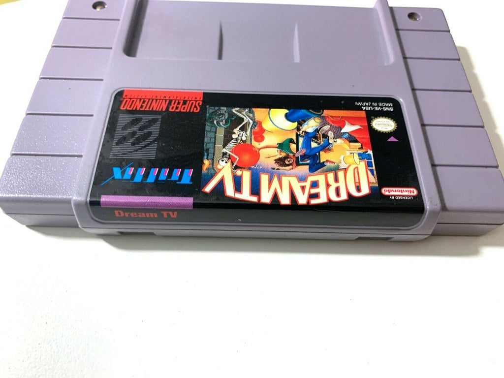 DREAM T..V. SUPER NINTENDO SNES GAME Tested Working AUTHENTIC!