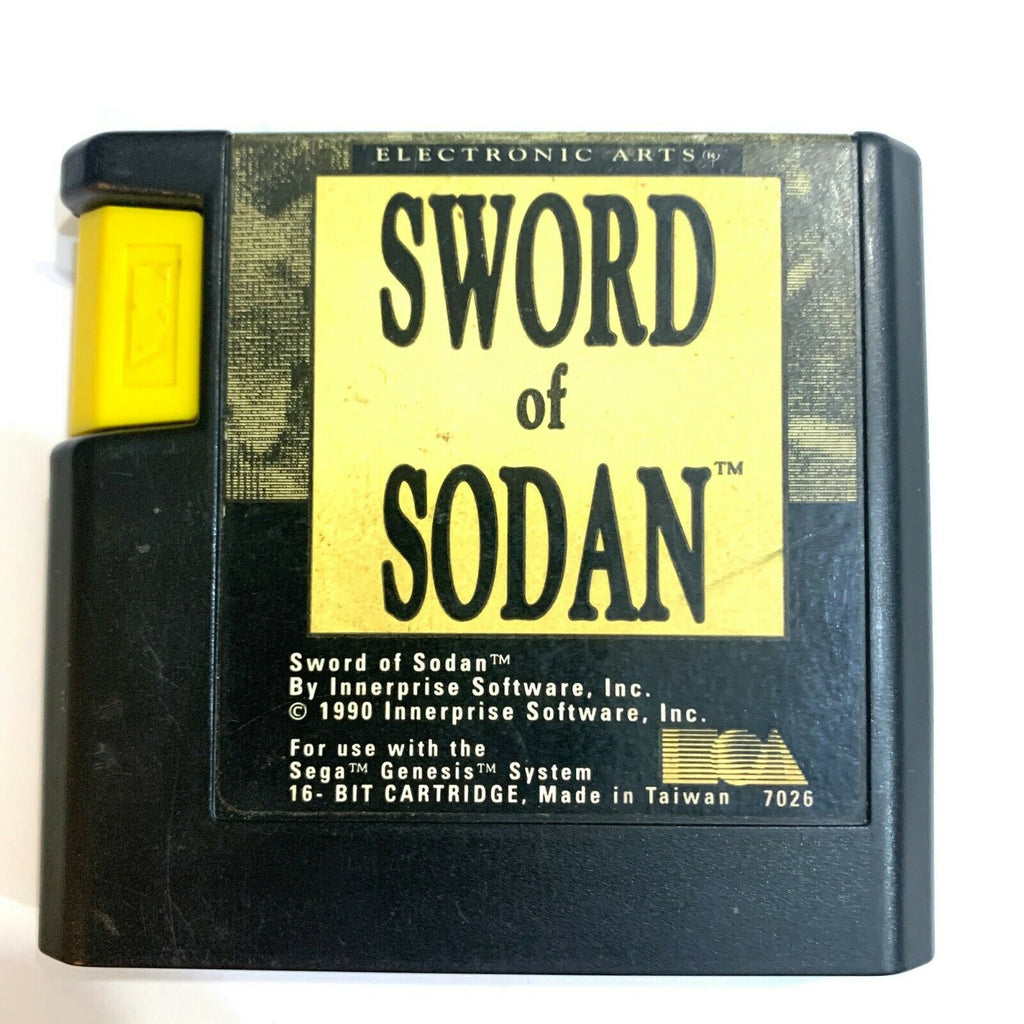 Sword of Sodan (Sega Genesis, 1990) Game Cartridge - Tested - Working!