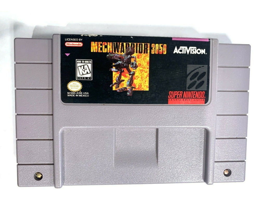 **MechWarrior 3050 SUPER NINTENDO SNES GAME Tested WORKING Authentic!