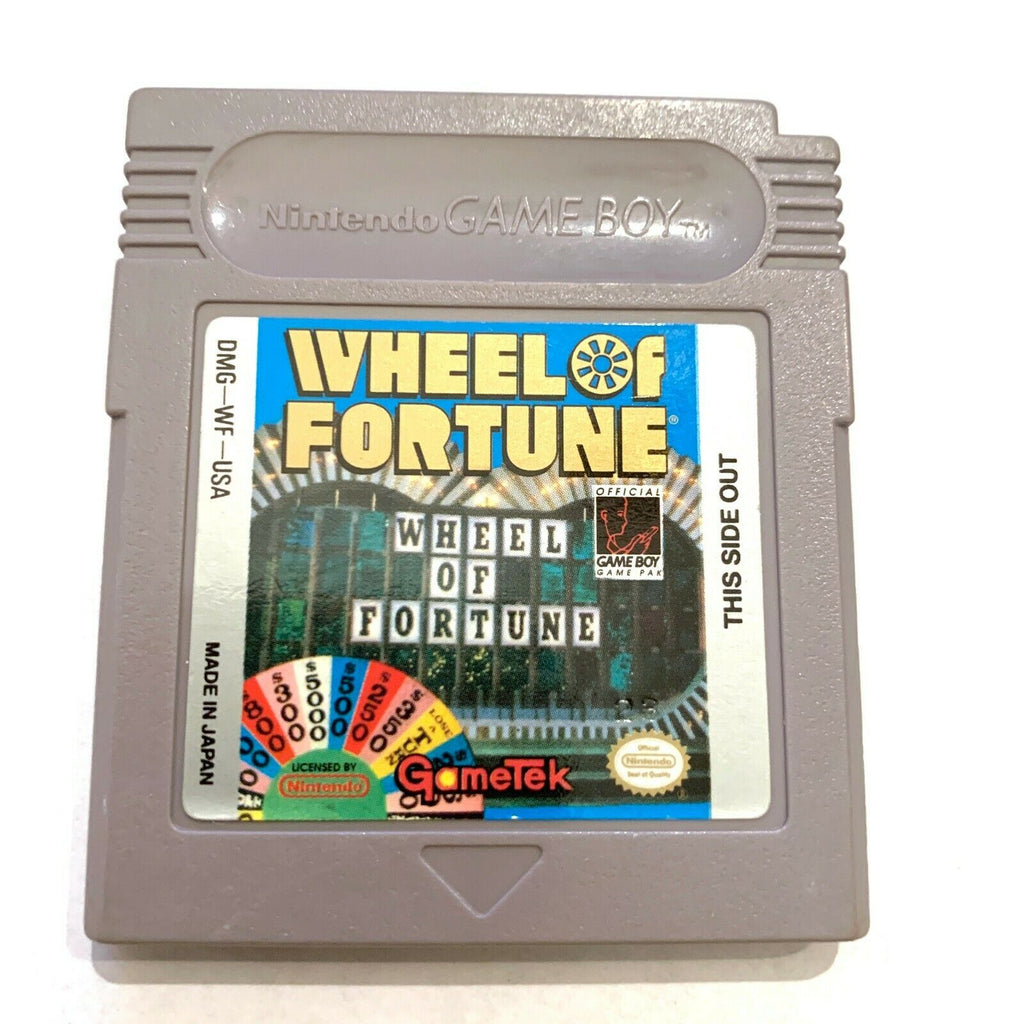 Wheel of Fortune ORIGINAL Nintendo Game Boy GAME TESTED WORKING AUTHENTIC!