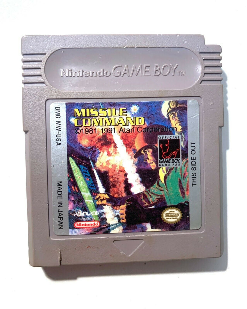 RARE! Missile Command ORIGINAL NINTENDO GAMEBOY GAME Tested + Working!