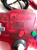 OFFICIAL Nintendo 64 N64 Watermelon Red Funtastic Clear Controller +NEW JOYSTICK