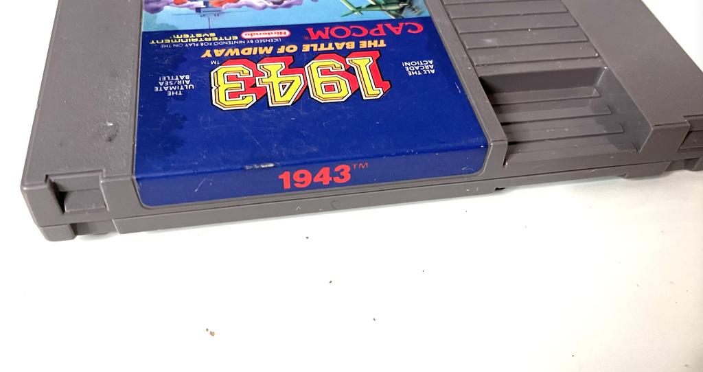 1943 The Battle Of Midway Original Nintendo NES Authentic Game Tested & Working!