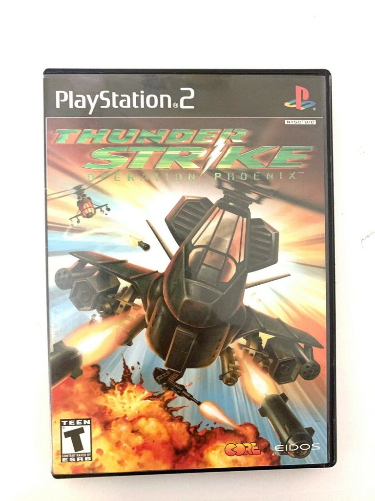 PS2 ThunderStrike Operation Phoenix SONY PLAYSTATION 2 PS2 Game COMPLETE!