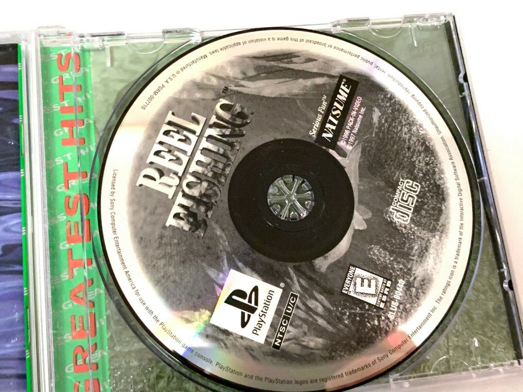 Reel Fishing - PS1 PS2 Playstation Game Complete