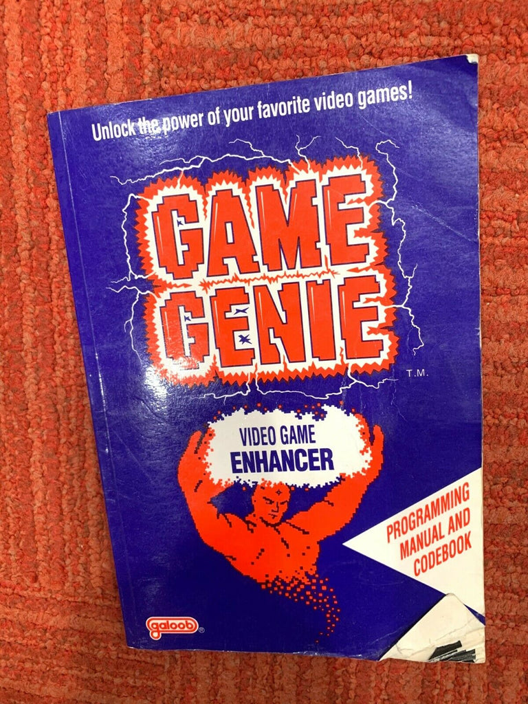 Game Genie ORIGINAL NINTENDO NES Blue Book Guide