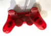 Playstation 1 Red Translucent Dualshock Controller OEM PS One PS1