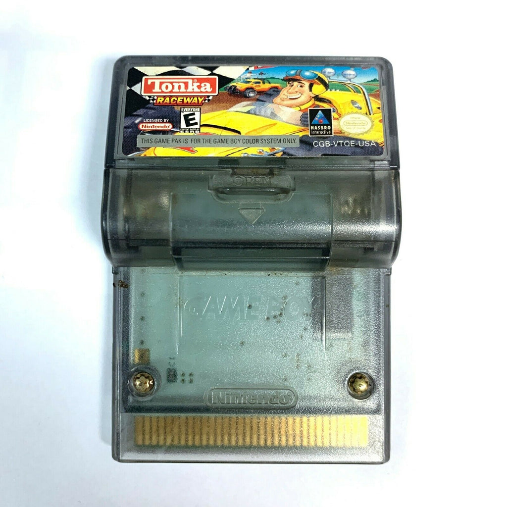 Tonka Raceway NINTENDO GAMEBOY COLOR GAME Tested Working! W/ Battery Cover!