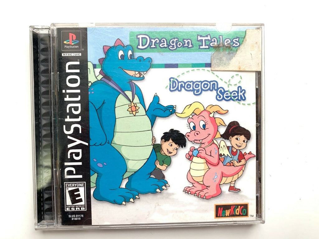 Dragon Tales Dragon Seek PS1 Black Label - COMPLETE TESTED