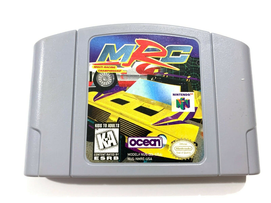 Mrc Multi Racing Championship Nintendo 64 N64 Game Original Authentic & Tested!