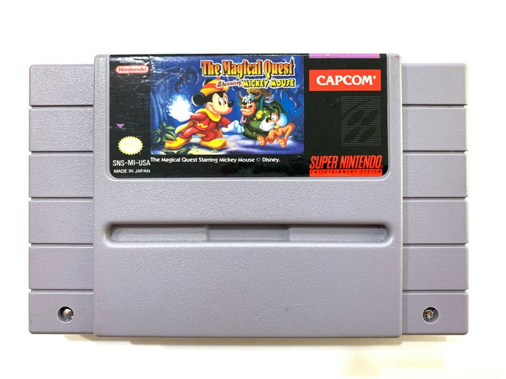 Magical Quest Starring Mickey Mouse SNES Super Nintendo Game