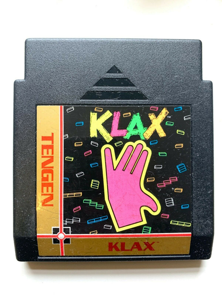 KLAX Original NINTENDO NES Tengen GAME Tested + Working & Authentic!
