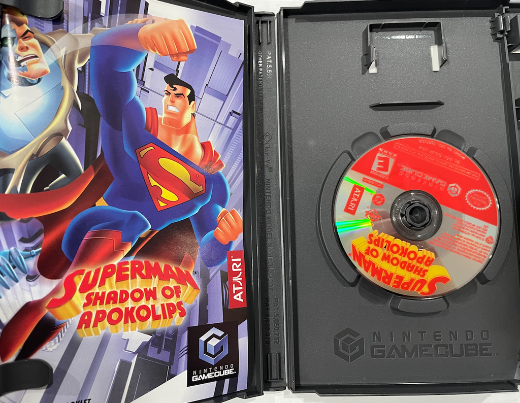 Superman Shadow of Apokolips NINTENDO GAMECUBE GAME Complete CIB Tested +WORKING