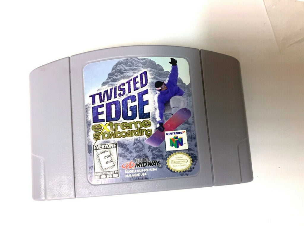 Twisted Edge Snowboarding Nintendo 64 N64 Game TESTED + WORKING & AUTHENTIC!