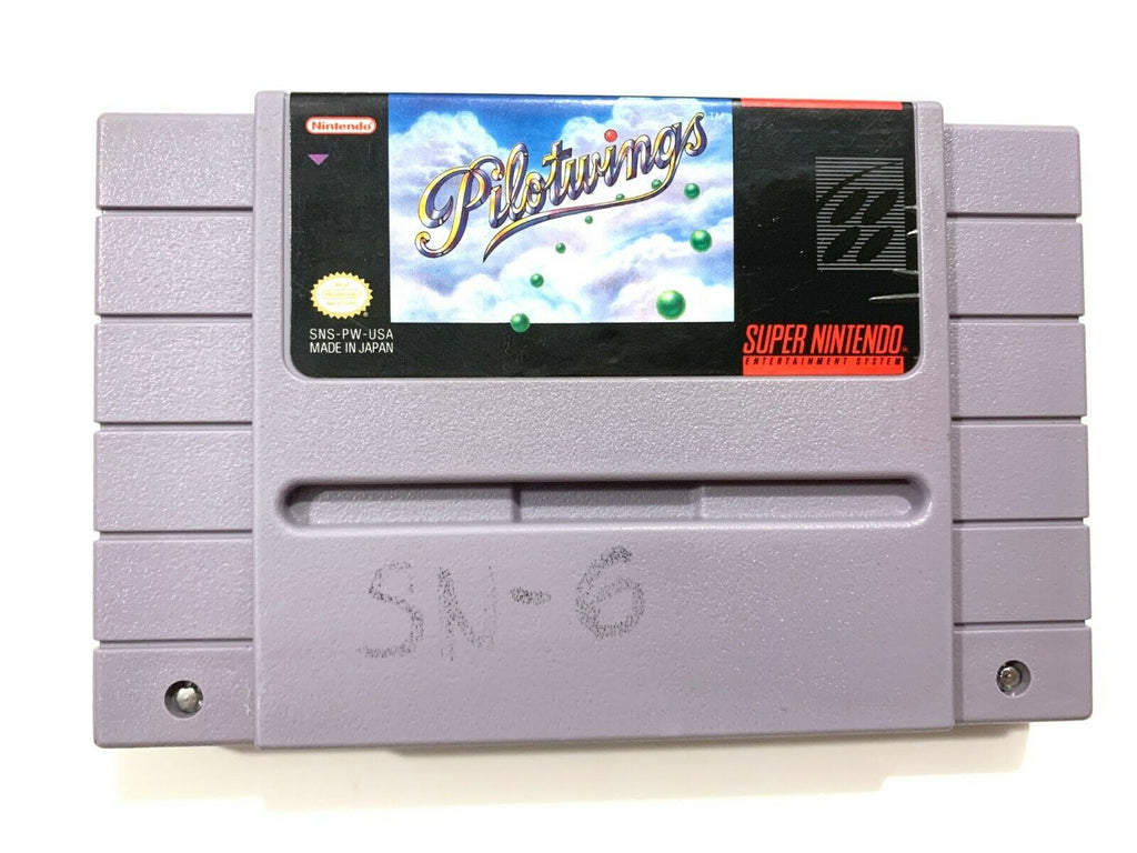 Pilotwings Pilot Wings SNES Super Nintendo Game - Tested Working & Authentic!