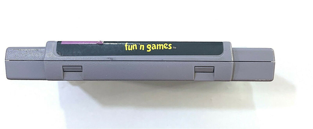 Fun N Games Paint Games Music Style SUPER NINTENDO SNES Game - Tested Authentic!