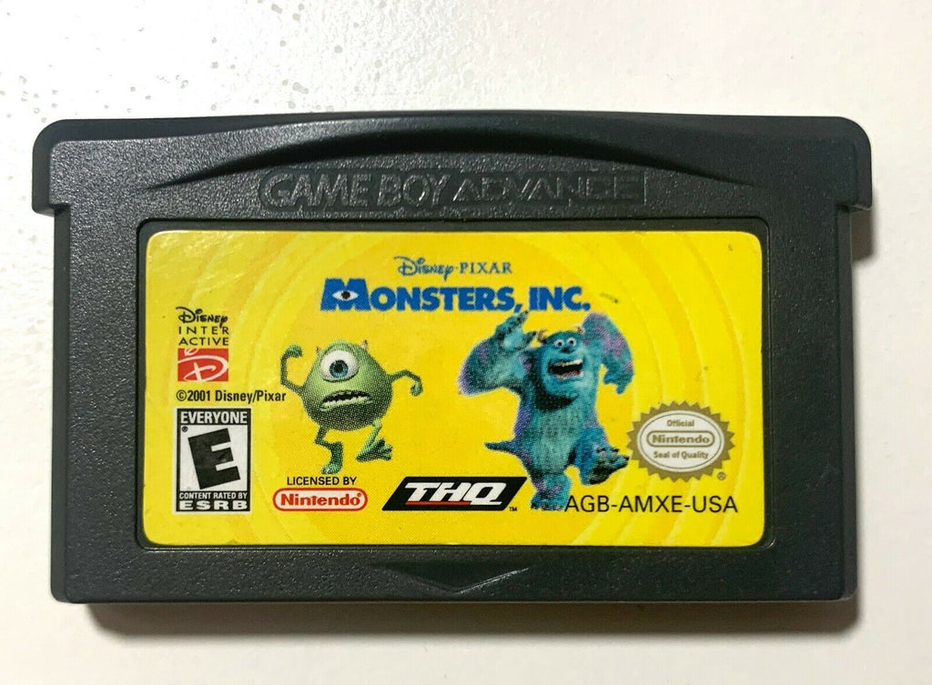 Monsters, Inc. Nintendo Gameboy Advance GBA Game